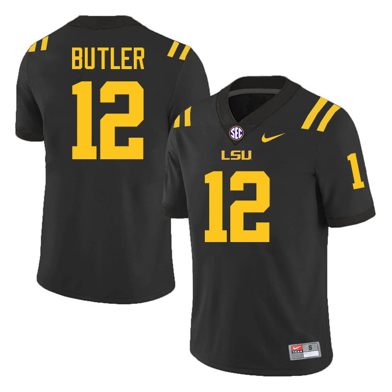 #12 Jimari Butler LSU Tigers Jersey,Louisiana State University Tigers Football Jersey-Black